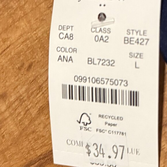 J.Crew Navy Blue Athletic Skort – Size L – NWT - Picture 2 of 2